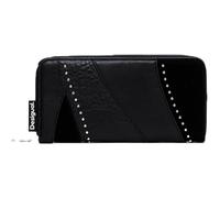 Desigual Women's Accessories PU Long Bi-Fold Wallet, Black
