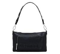 Desigual Schultertasche Monica Half-Logo 25 cm Schwarz