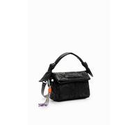 Desigual Women's Alpha LOVERTY 3.0 MIN Accessories PU Hand Bag, Black