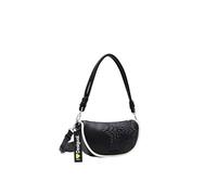 Desigual Women's Aquiles Z Sheffield M Accessories PU Shoulder Bag, Black