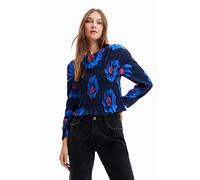 Desigual Women's BLUS_Martina 5001 Marine Blouse, Blue, M