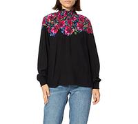 Desigual Womens BLUS_Petunia Blouse, Schwarz, M