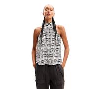 Desigual Women's BLUS_SOFÍA Blouse, Schwarz, L