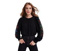 Desigual Womens Body_Candy T-Shirt, Black, XL