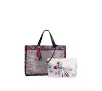 Desigual Womens BOLS_CALEIDOSCOPE ME Shopping Bag, Blue