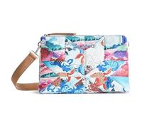 Desigual Womens BOLS_WILD Easter Dortmund Across Body Bag, Blue