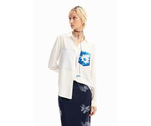 Desigual Women's CAM_GÉNOVA Blouse, White, X-Large