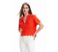 Desigual Women's CAM_Preston 3074 Shirt, Red, M