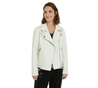 Desigual Womens CHAQ_CHALCOT Crescent Jacket, Weiß, 42
