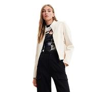 Desigual Women's CHAQ_LAS Vegas, 1000 White PU Coat, XS