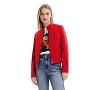 Desigual Women's CHAQ_LAS Vegas, 3092 RED PU Coat, S
