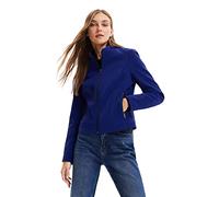 Desigual Women's CHAQ_LAS Vegas, 5096 Blue PU Coat, XS