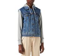 Desigual Womens CHAQ_OLIMPI Jeansjacke, Blue, XS