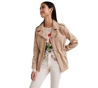 Desigual Womens Coat Kunstlederjacke, Brown, M