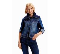Desigual Women's Condor Woman Denim Trucker Jacket, Blue, S