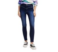 Desigual Women's Denim_ESTRASBU Casual Pants, Blue, 42