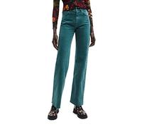 Desigual Women's Denim_LLUÏSA, 4055 Antique Green Jeans, 36