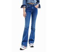 Desigual Women's Denim_Luna 5053 Casual Pants, Blue, 42