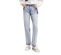 Desigual Women's Denim_Mickey Casual Pants, Blue, 38