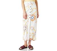 Desigual Womens FAL_Sunny Day Skirt, White, 38