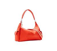 Desigual Women's Half Logo 24 New Accessories PU Shoulder Bag, Orange