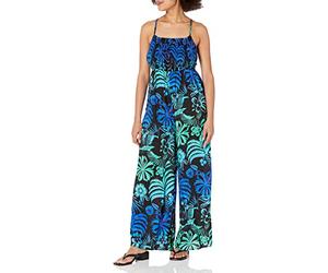 Desigual Women's JAMPSUIT_TROPI 5010 Bikini Set, Blue, XS