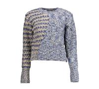Desigual Women's JERS_CLÍO 5001 Marine Pullover Sweater, Blue, L
