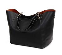 Desigual Women's Leather Handbag, Large Shopper Tote with Shoulder Strap