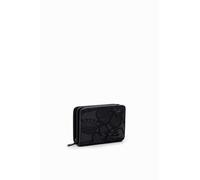 Desigual Women's Mone Alpha Maya Tri-Fold Wallet, Black