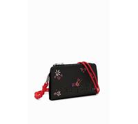 Desigual Women's Mone_Flor Yvette Emma 2.0 Bi-Fold Wallet, Black