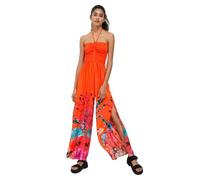 Desigual Womens Pant_Amelia Überwurf für Schwimmbekleidung, Orange, XL