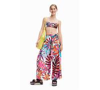 Desigual Women's Pant_Puerto Escondido Bikini Set, White, XXL