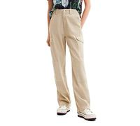 Desigual Women's SEDAL 1008 Casual Pants, White, 38