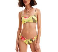 Desigual Women's Swim_Palms_BOT Bikini Bottoms, Yellow, XL