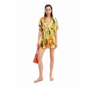 Desigual Women's Swim Tropical Bikini Top, gelb, M