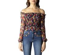 Desigual Womens TS_Ailea T-Shirt, Black, L, Schwarz