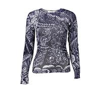 Desigual Womens TS_Eden T-Shirt, Blue, S