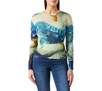 Desigual Womens TS_Florencia T-Shirt, Blue, S