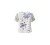 Desigual Womens TS_Hawai T-Shirt, White, XL