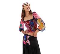 Desigual Womens TS_LILA T-Shirt, Black, XL