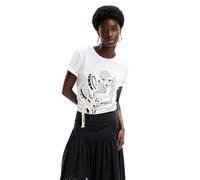 Desigual Women's TS_Tristan Blouse, White, XL