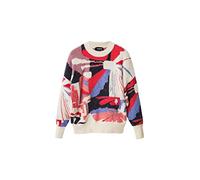 Desigual Women's TUTTIFRUTI JERS_Sun 9019 Tutti Fruti Pullover Sweater, Material Finishes, L