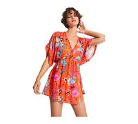 Desigual Womens Vest_Angelina Überwurf für Schwimmbekleidung, Orange, XS