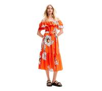 Desigual Women's Vest_GEORGEO Dress, Orange, S