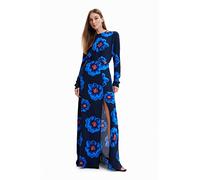 Desigual Women's Vest_Mercedes 5001 Marino Casual Dress, Blue, XS