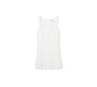 Desigual Kleid Newcastle 1000 – Spitzen-Minikleid, ärmellos, quadratischer Ausschnitt, Weiß, XL
