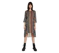 Desigual Womens Vest_PISA Casual Dress, Brown, S