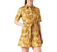 Desigual Womens Vest_Safari Lässiges Kleid, Yellow, M