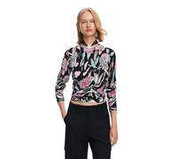 Desigual Women's Woman Flat Knit Thin Gauge Pullover Sweater, Black, M