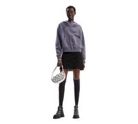 Desigual Women's Woman Knit Jacket Long Sleeve Sweater, Black, L